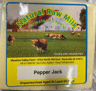 Cheese, Pepper Jack, Meadow Valley Farm, Grass Fed