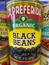 Load image into Gallery viewer, Beans Canned, Black, La Preferida Organic
