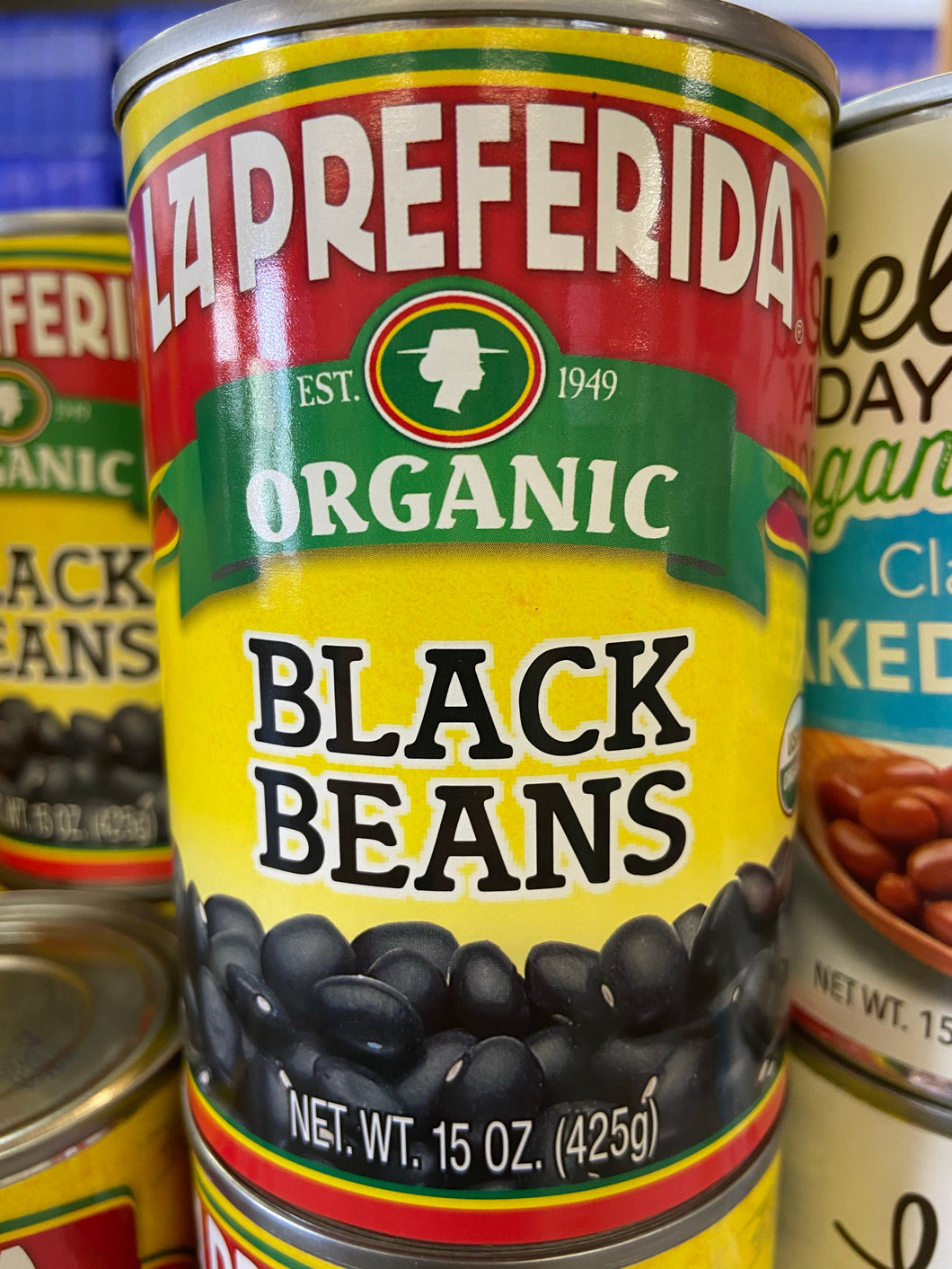 Beans Canned, Black, La Preferida Organic