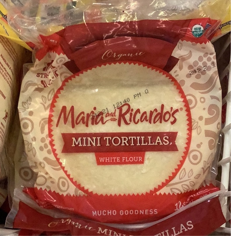 Maria and Richards Mini Tortillas, 12 count