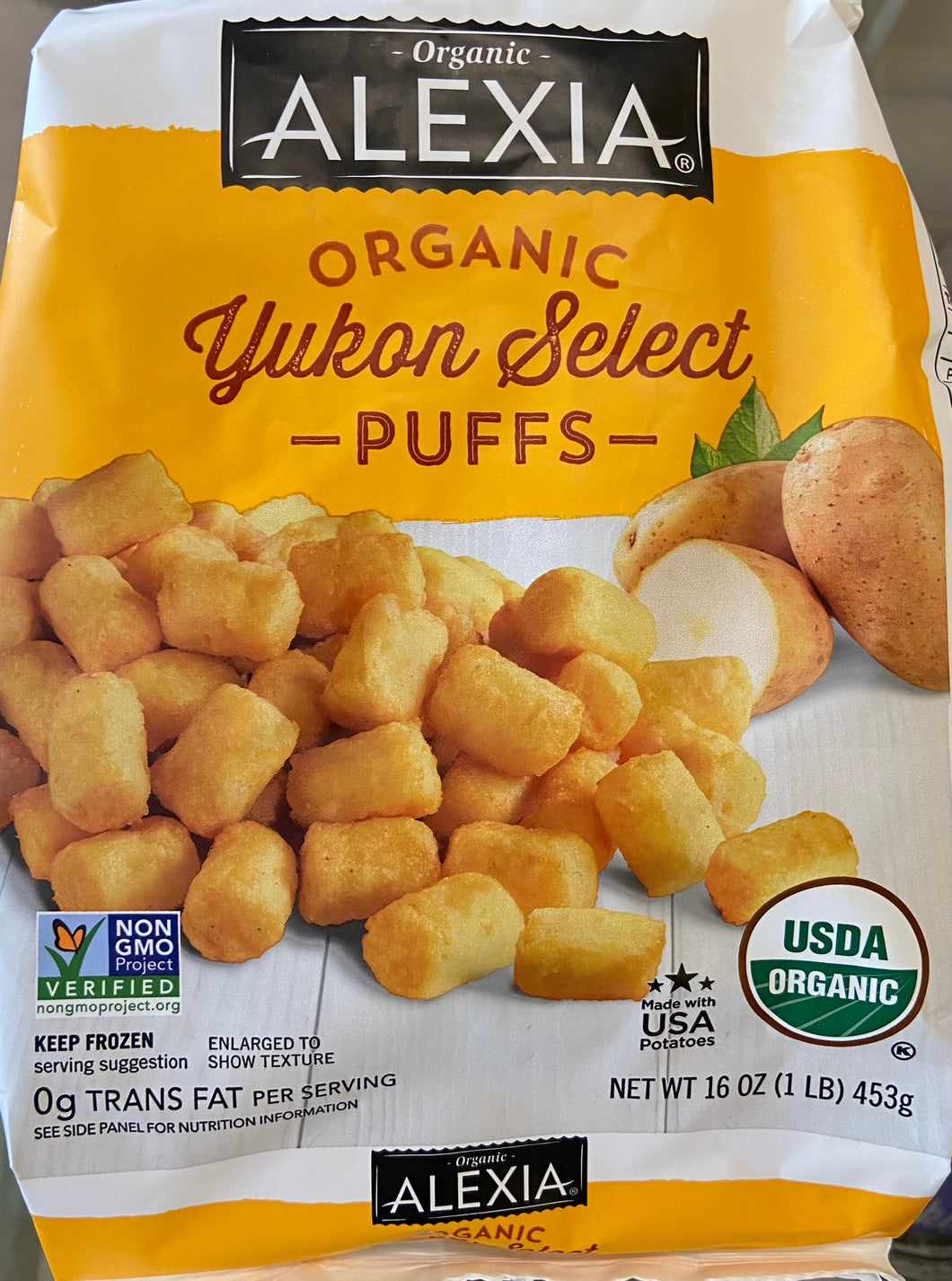 Puffs, Organic Yukon Potato, Alexia
