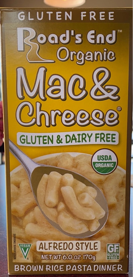 Road’s End Organic Mac & Cheese; Alfredo Style