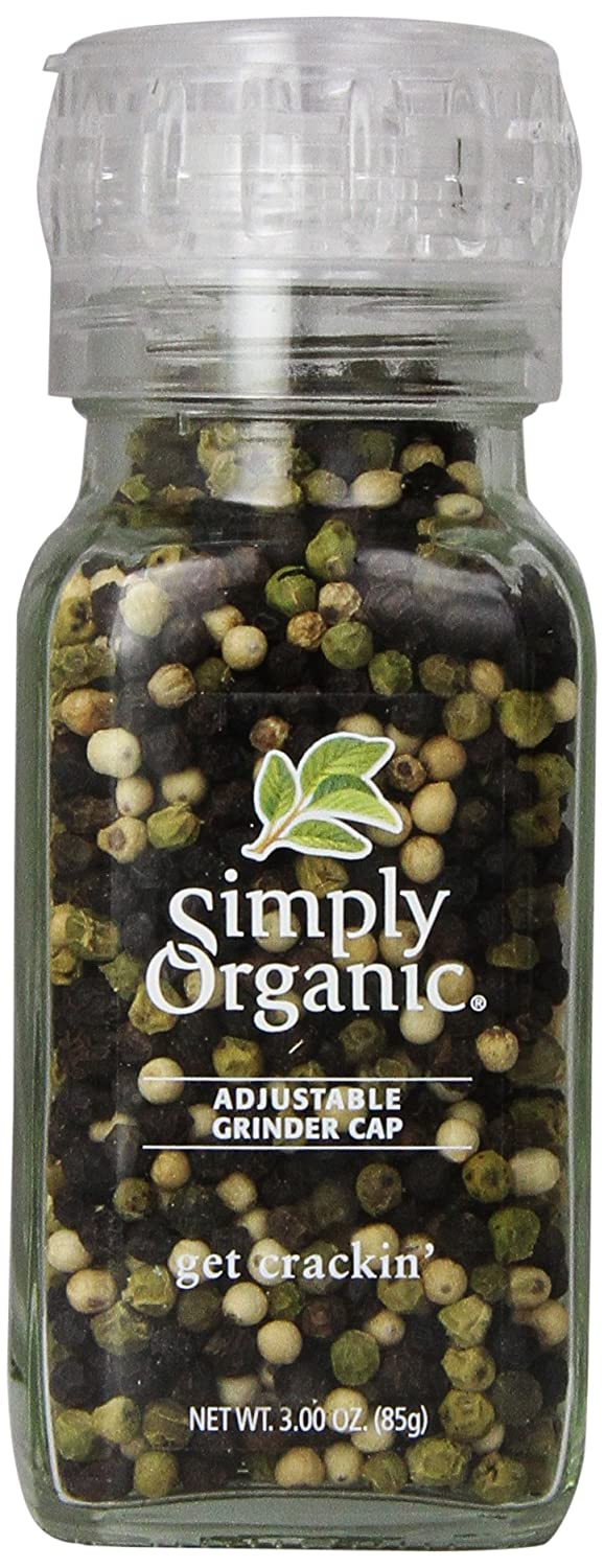 Pepper Grinder, Get Crackin’, Simply Organic