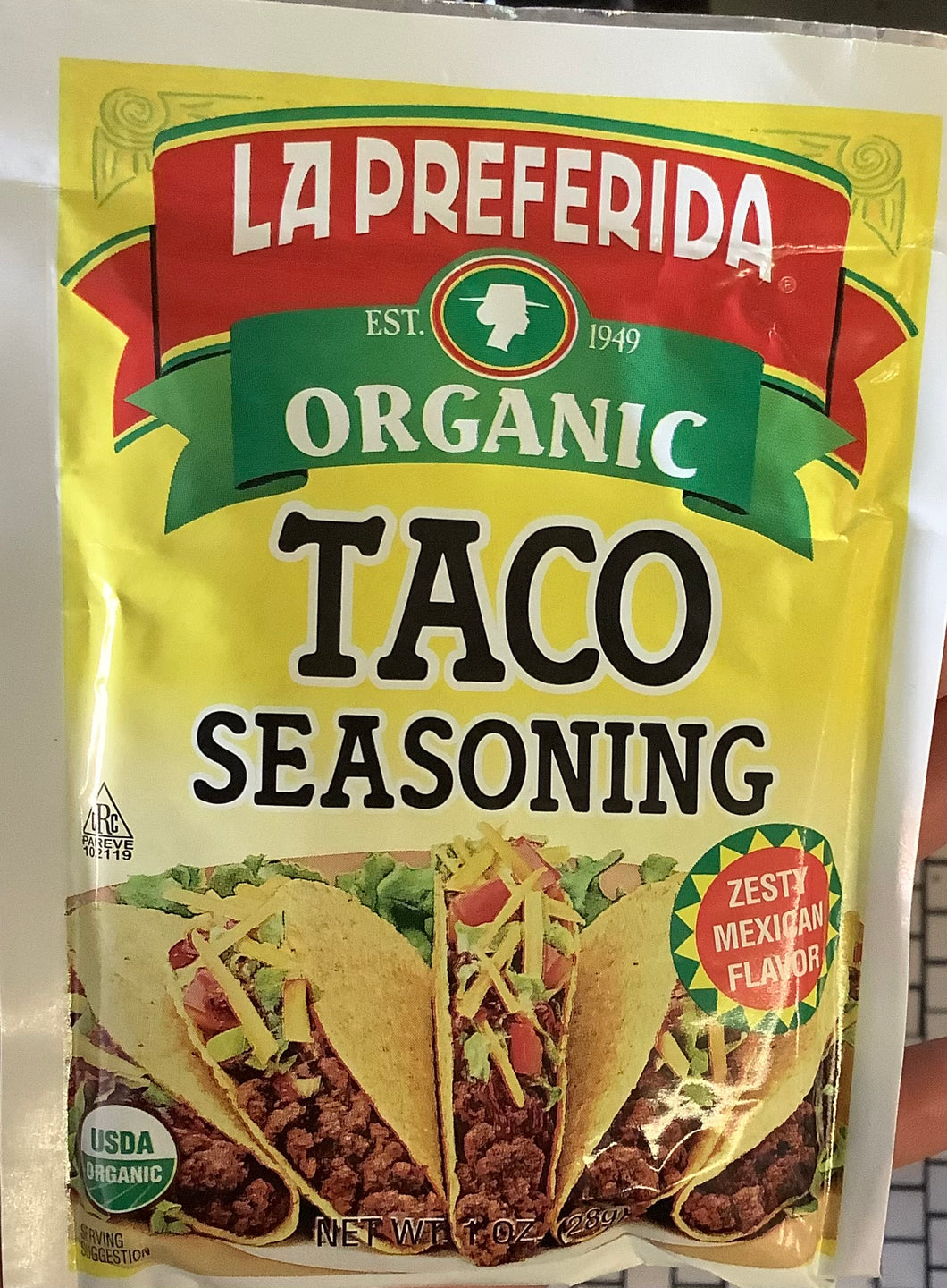 Seasoning Mix, Taco, La Preferida Organic