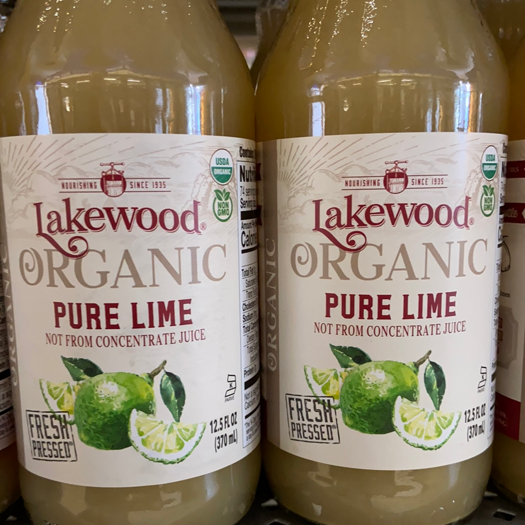 Juice, Organic Pure Lime, Lakewood
