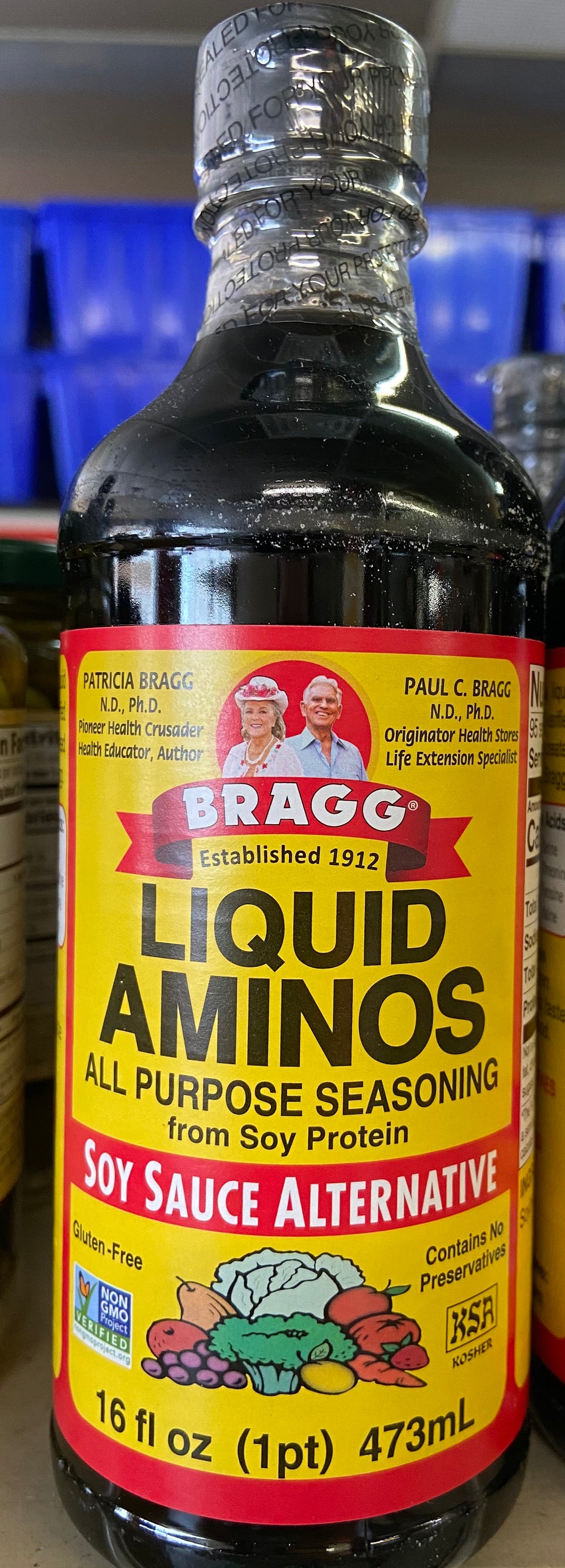 Liquid Aminos, Bragg, Soy Sauce Alternative