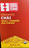 Tea Bags, Organic Chai, Equal Exchange