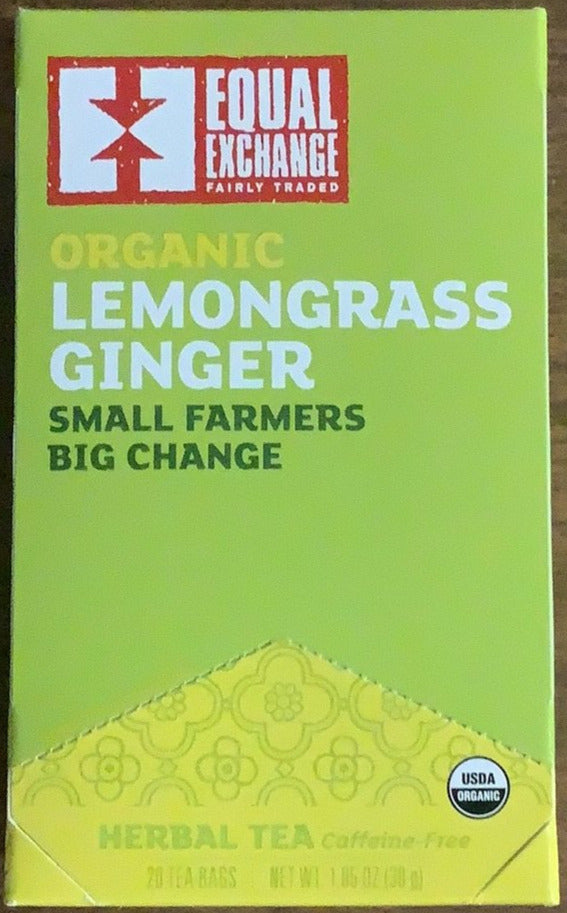 Tea, Lemongrass Ginger, Equal Exchange, Organic