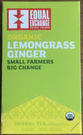 Tea, Lemongrass Ginger, Equal Exchange, Organic
