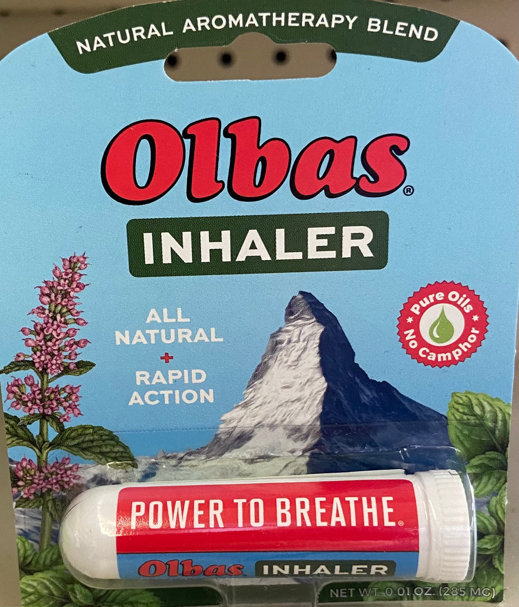 Inhaler, Rapid Action Power to Breathe, Olbas