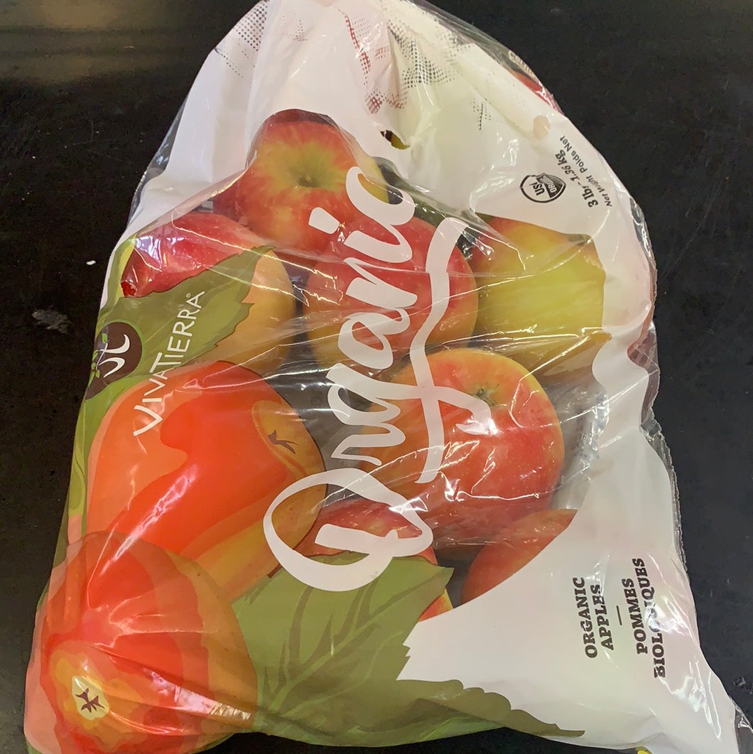 Apples, Organic Honeycrisp, 3 lb. bag