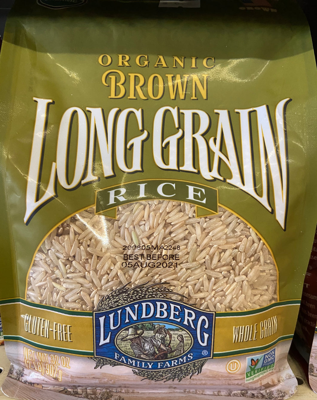 Rice, Brown Long Grain, Organic, Lundberg