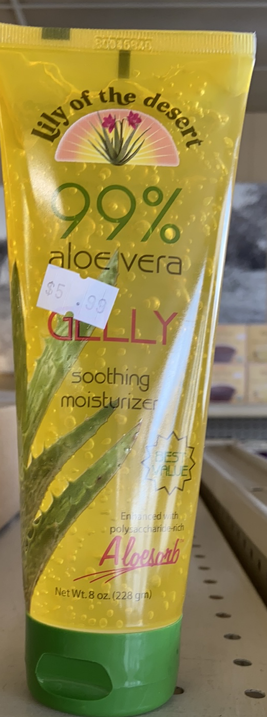 Aloe Vera Gelly, Organic, Lily of the Desert