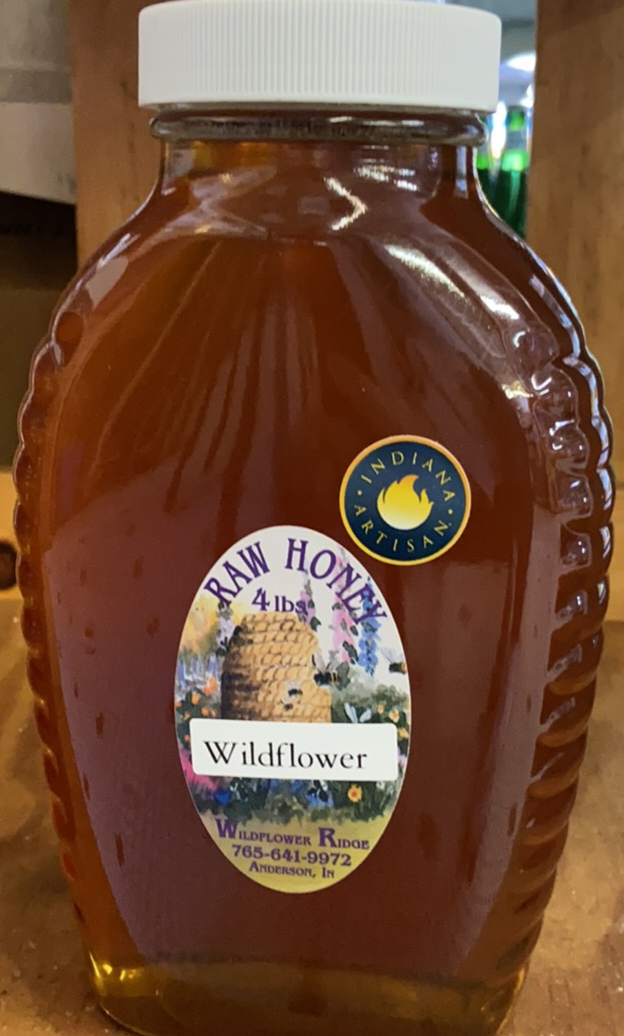 Honey, Local, Raw, Wildflower Ridge 4 lb