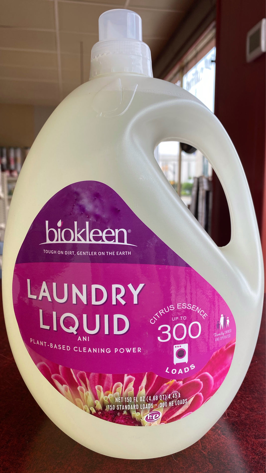 Laundry Liquid, Plant-Based Cleaning Power, Biokleen, Citrus