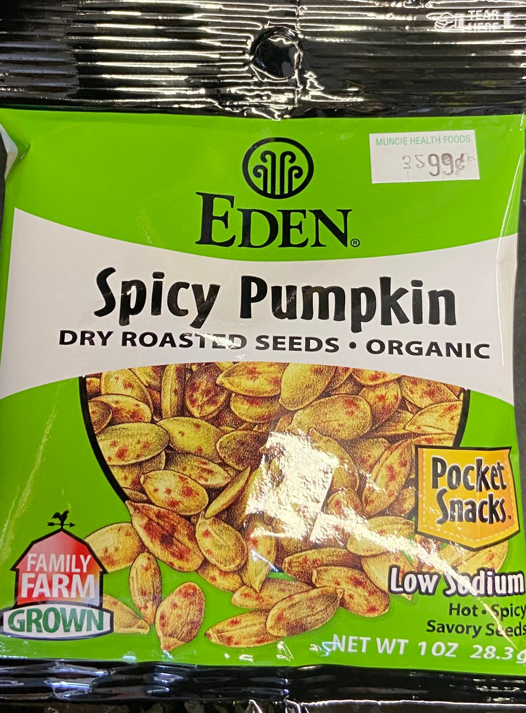 Pumpkin Seeds, Spicy, Eden Organic