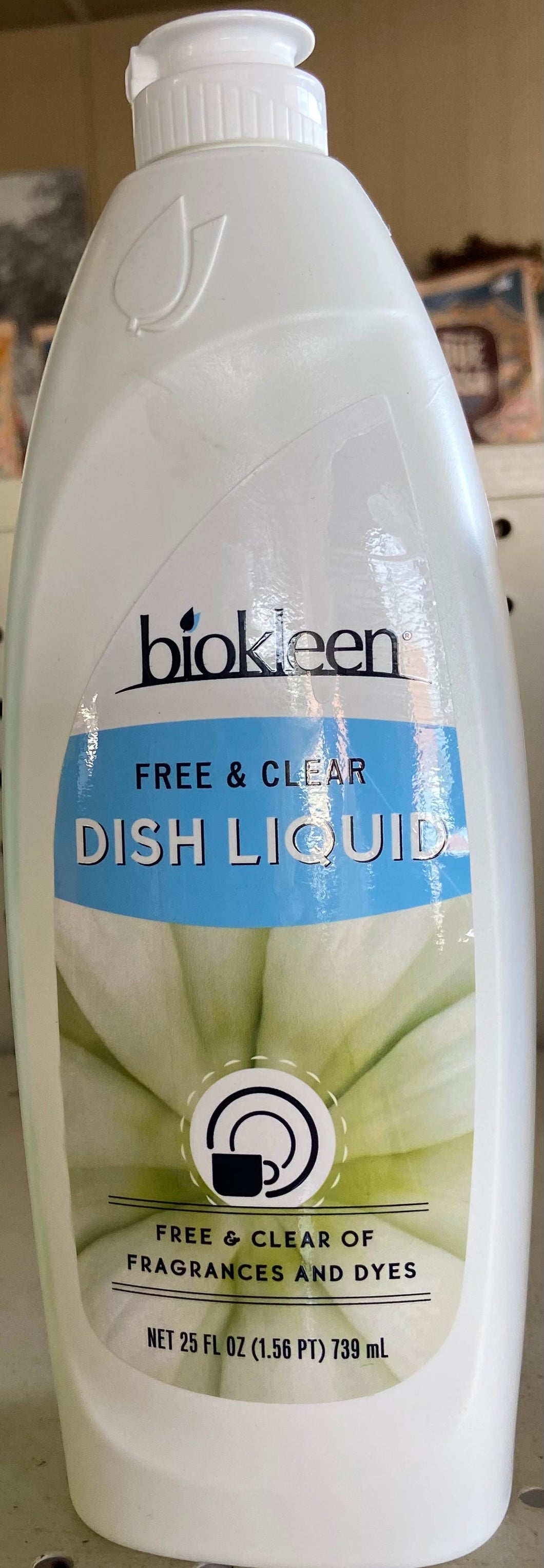 Dish Liquid, Free and Clear, Biokleen