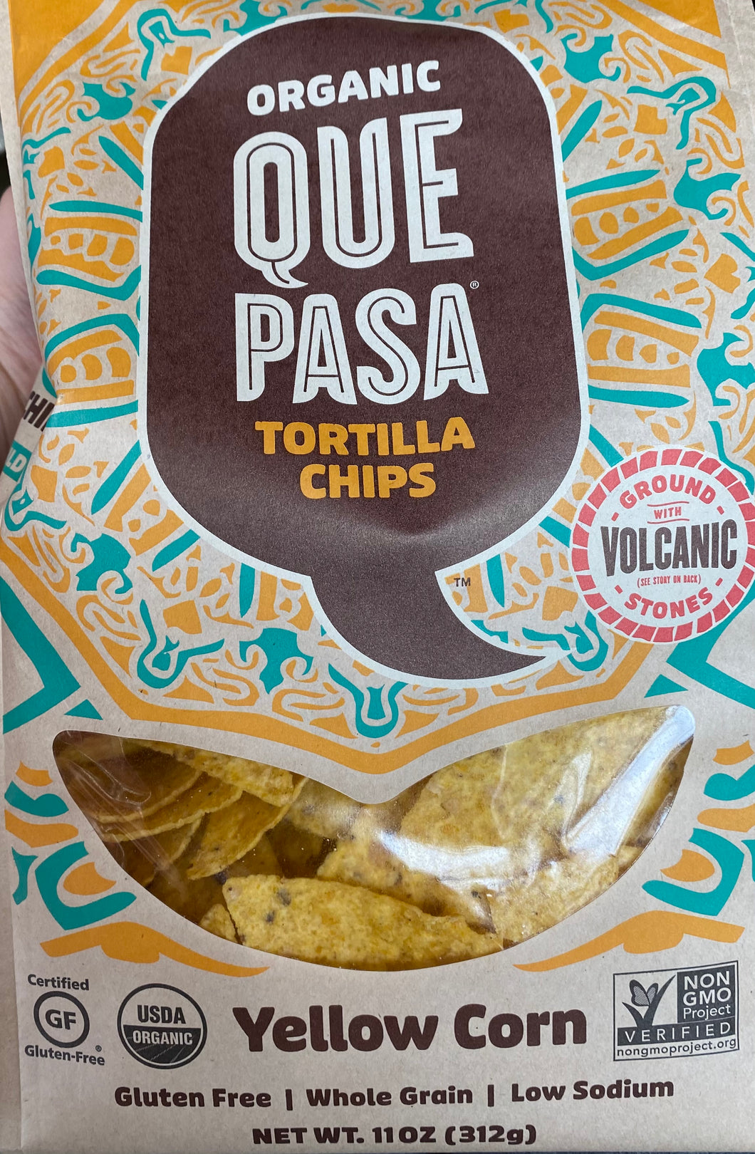 Tortilla Chips, Yellow Corn, Que Pasa, Organic, 11 oz