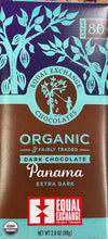 Load image into Gallery viewer, Chocolate Bar, Dark Panama, Organic 80% Cacao, Equal Exchange

