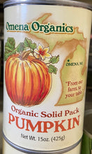 Load image into Gallery viewer, Pumpkin, Canned Organic, Solid Pack, Omena&#39;s Organic
