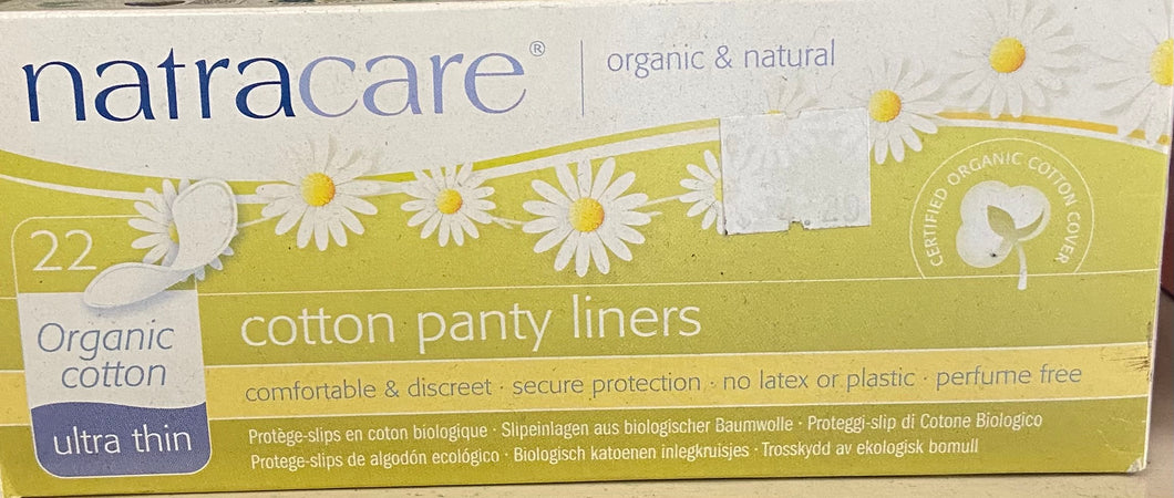Panty Liners, Organic Cotton, Ultra Thin, Natracare