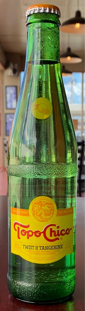 Sparkling Mineral Water, Topo Chico, Tangerine 1 bottle