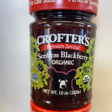 Load image into Gallery viewer, Fruit Spread, Seedless Blackberry, Organic, Crofter&#39;s
