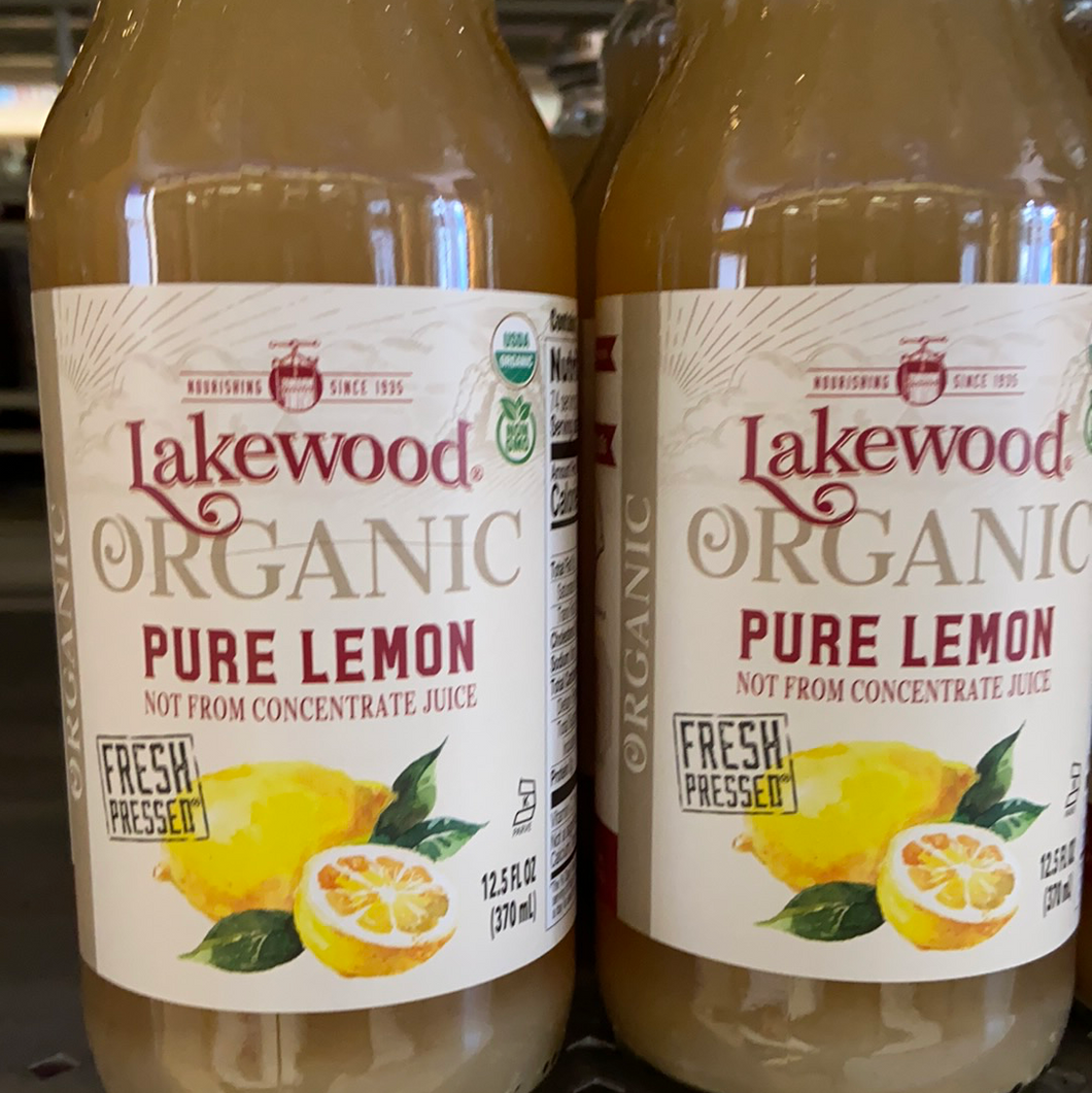 Juice, Organic Pure Lemon, Lakewood