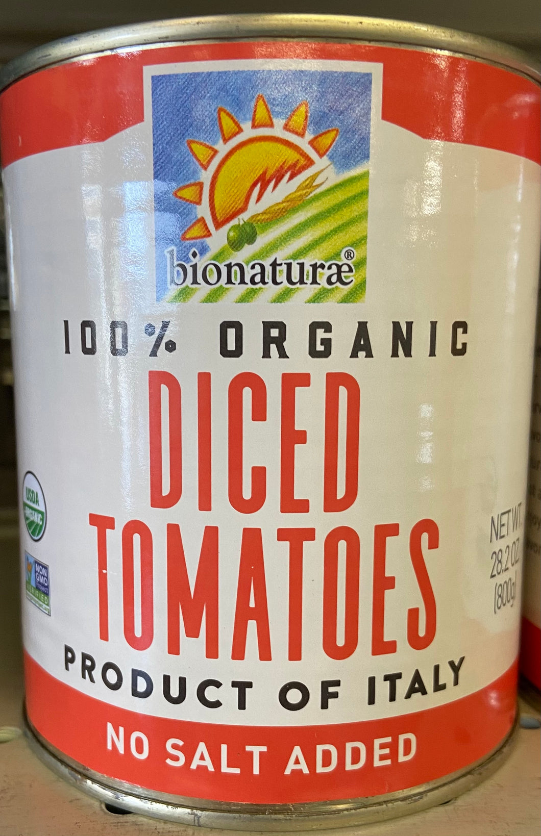 Tomatoes, Canned Diced, Bionaturae