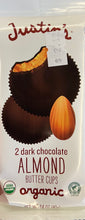 Load image into Gallery viewer, Chocolate Cups, Almond Butter, Organic Dark, Justin&#39;s
