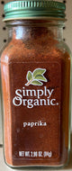 Paprika, Simply Organic