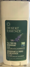 Load image into Gallery viewer, Tea Tree Oil Deodorant With Lavendar, Desert Essence
