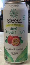 Load image into Gallery viewer, Unsweetened Passionfruit Iced Green Tea, Steaz, 16 oz
