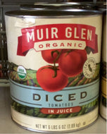 Muir Glen, Diced Tomatoes 102 oz