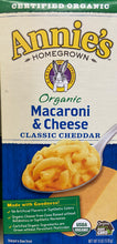 Load image into Gallery viewer, Sides, Macaroni &amp; Cheese Classic, Annie&#39;s Organic

