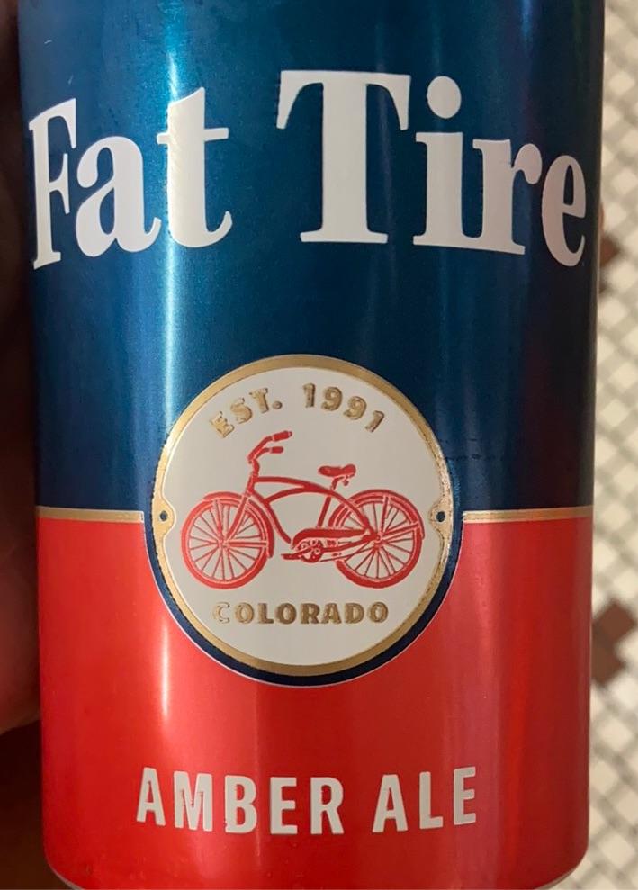 Beer, Fat Tire, Amber Ale, New Belgium, Served in Restaurant