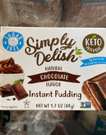 Pudding, chocolate, instant