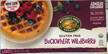Load image into Gallery viewer, Frozen Waffles, Buckwheat, Wildberry,  Nature&#39;s Path, Organic, Gluten Free
