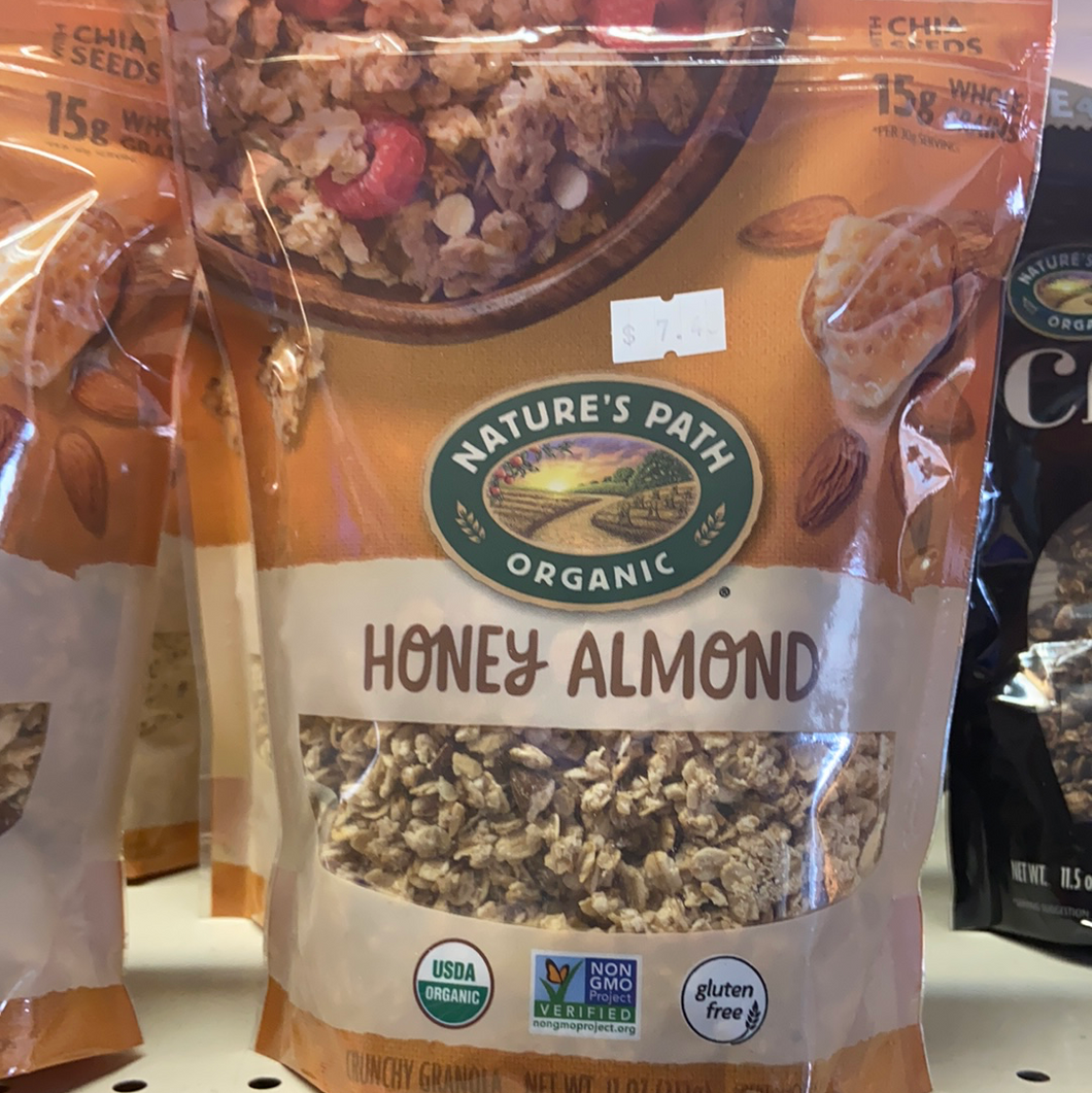 Granola, Honey Almond with Chia, Organic, Nature's Path (GF)