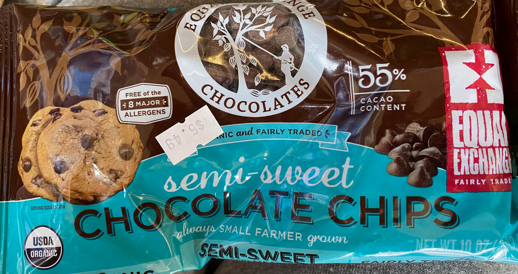 Chocolate Chips, Semi-Sweet, Equal Exchange