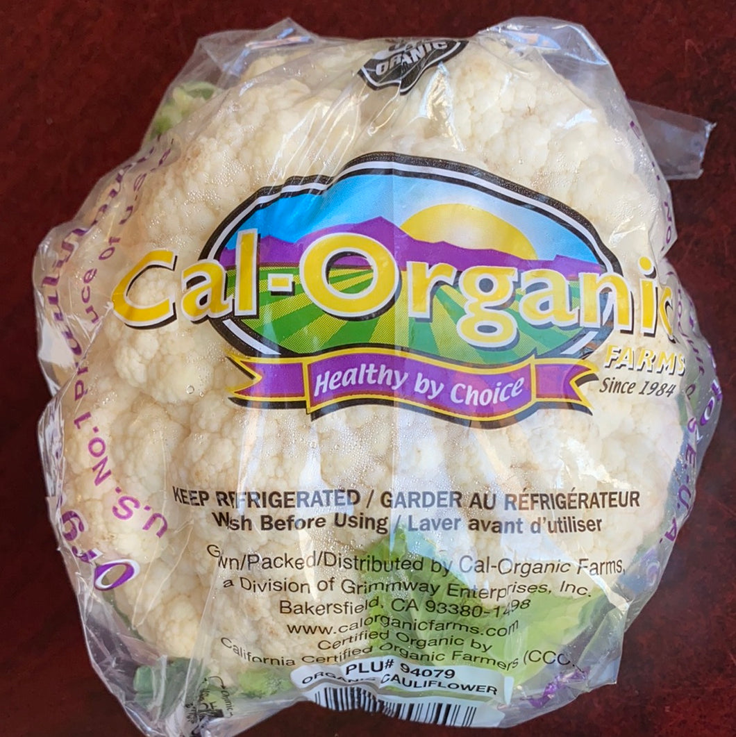 Cauliflower, Organic