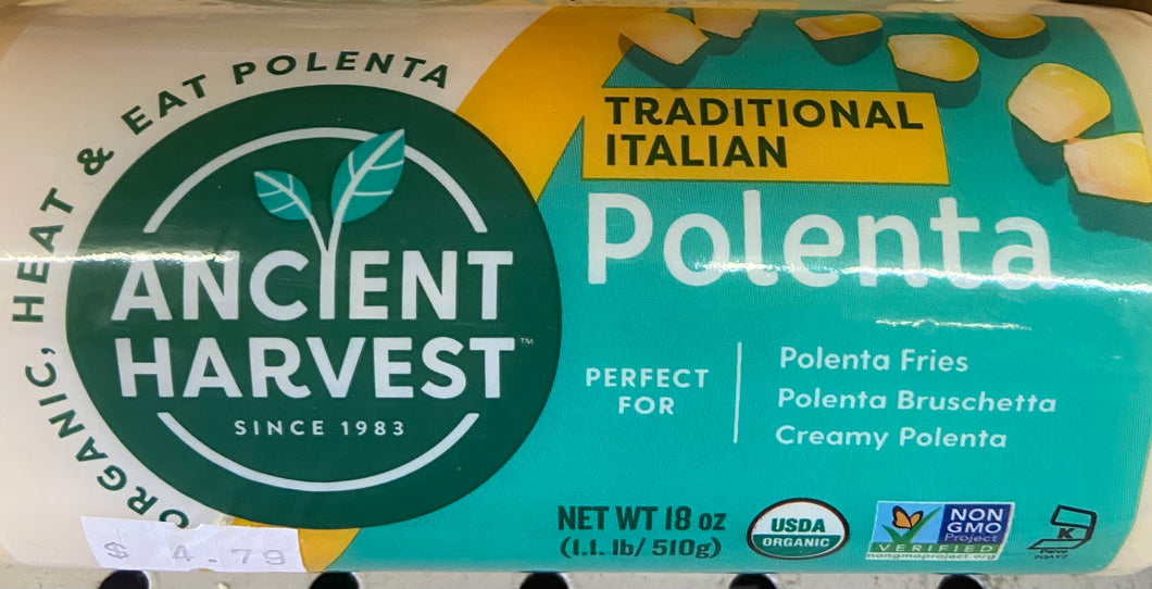 Polenta, Organic Traditional Italian, Food Merchants, 18 oz