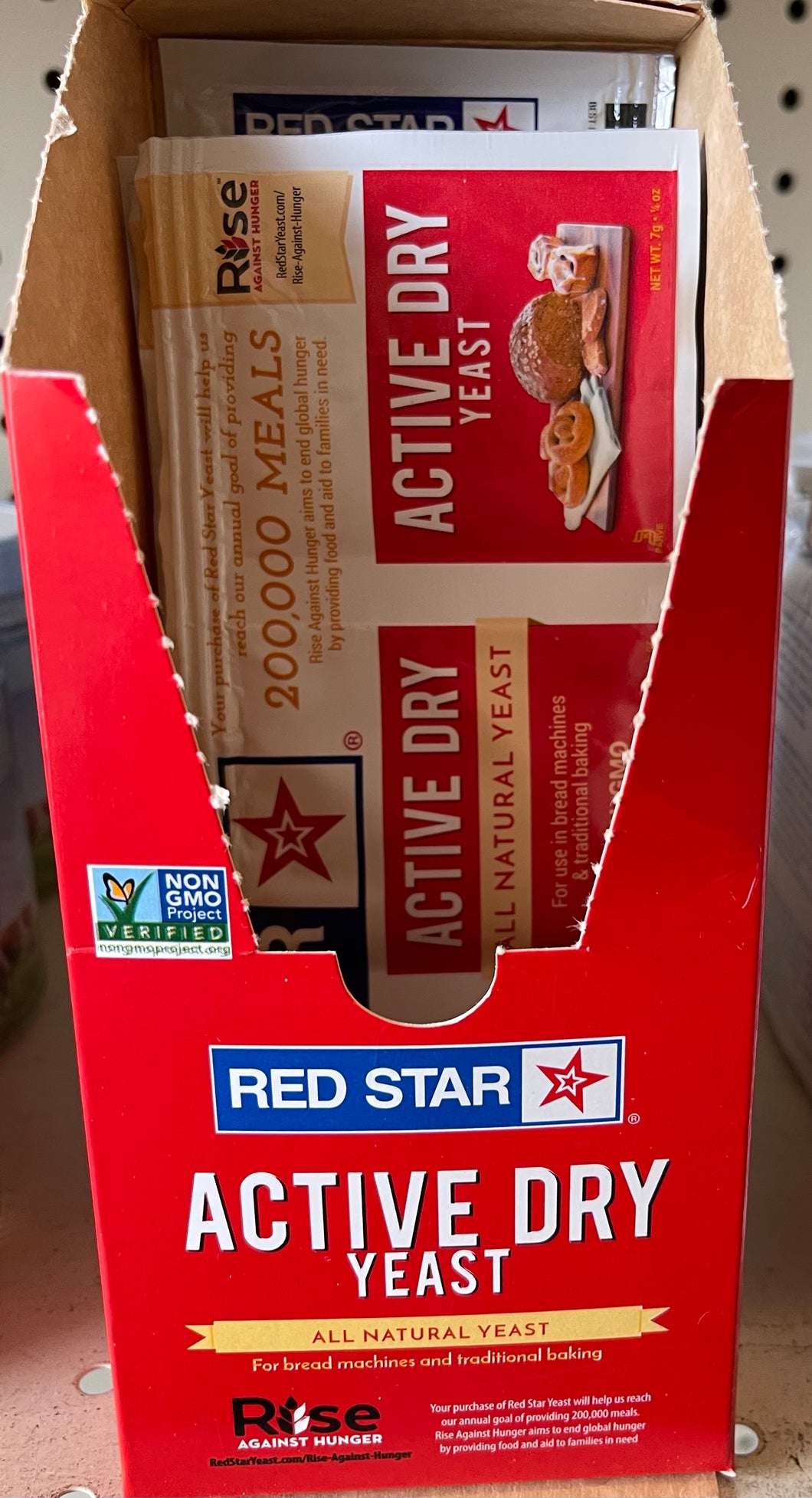 Yeast, Active Dry, Red Star, 1/4 oz. 3 pk.