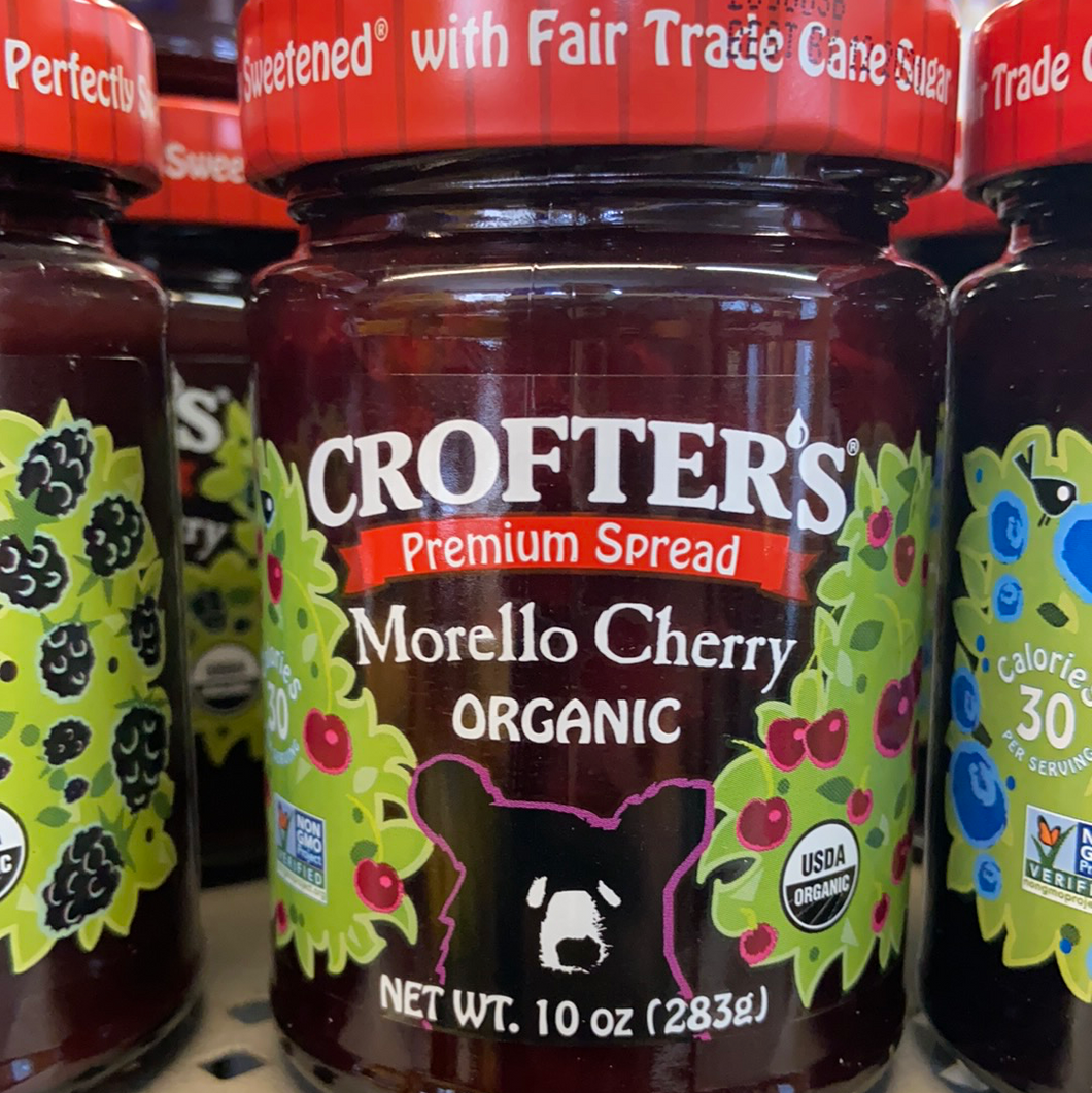 Fruit Spread, Cherry Morello, Organic, Crofter's