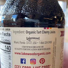 Load image into Gallery viewer, Lakewood Organic Pure start Cherry Juice; 100% Juice
