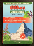 Cough Suppressant / Oral Anesthetic, Menthol, Olbas Lozenges
