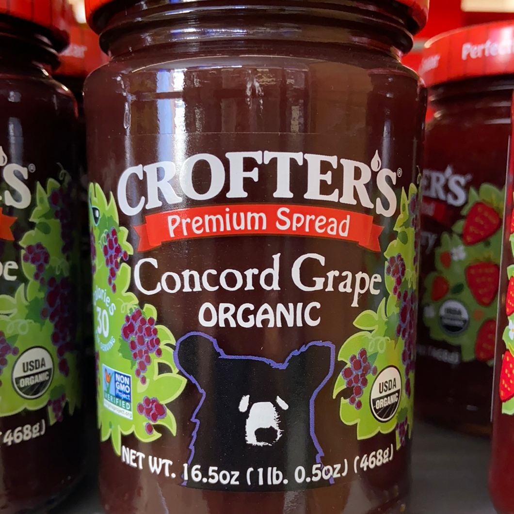 Fruit Spread, Concord Grape Organic, Crofter's