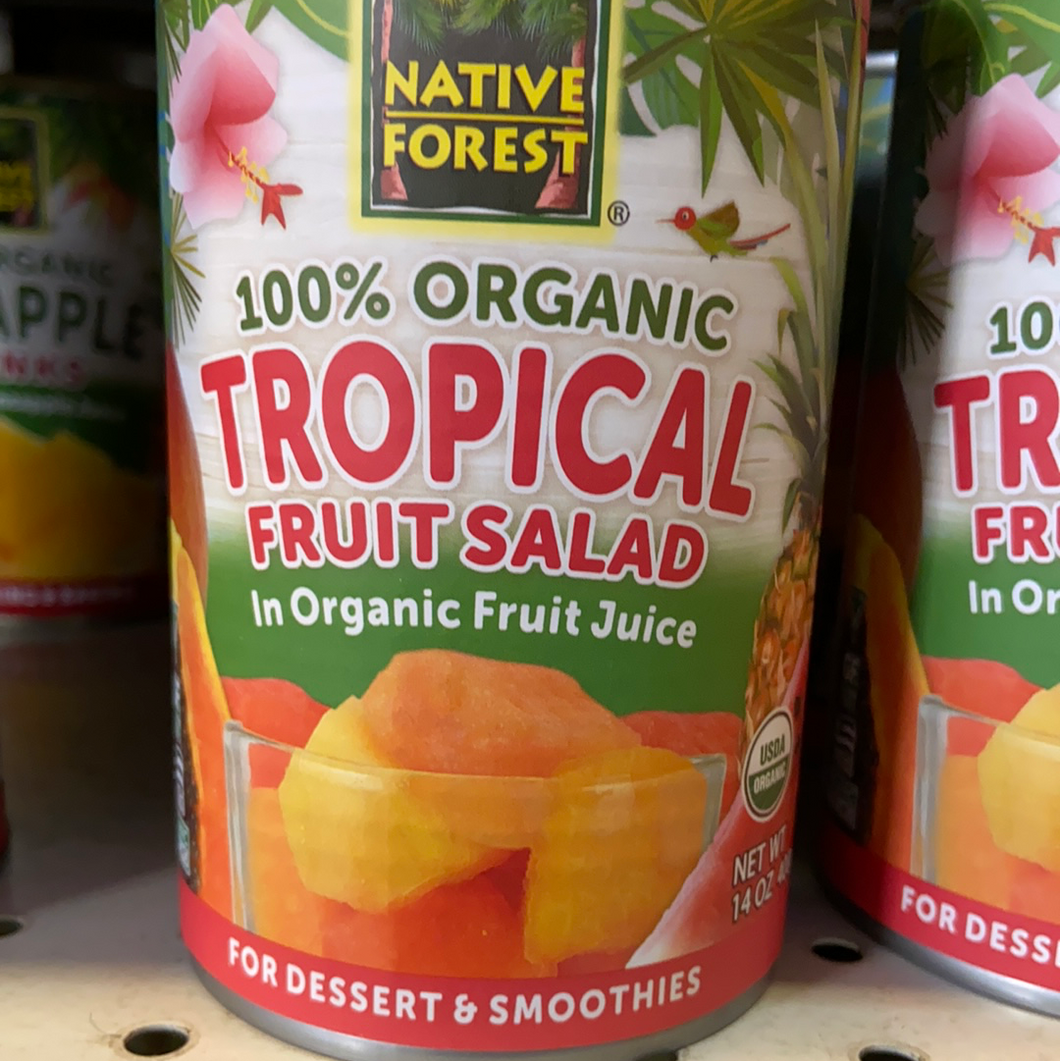 Tropical Fruit Salad, Native Forest, Canned Fruit