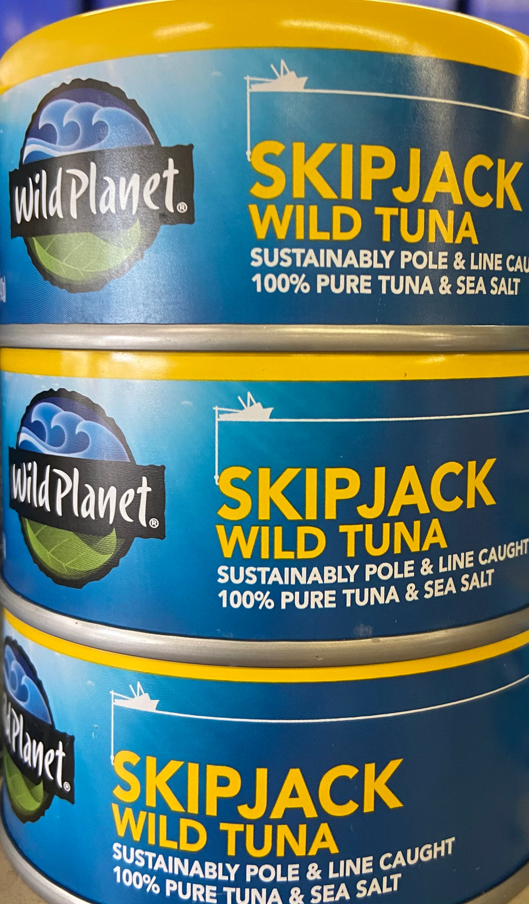 Tuna, Canned Wild Skipjack Light, Wild Planet