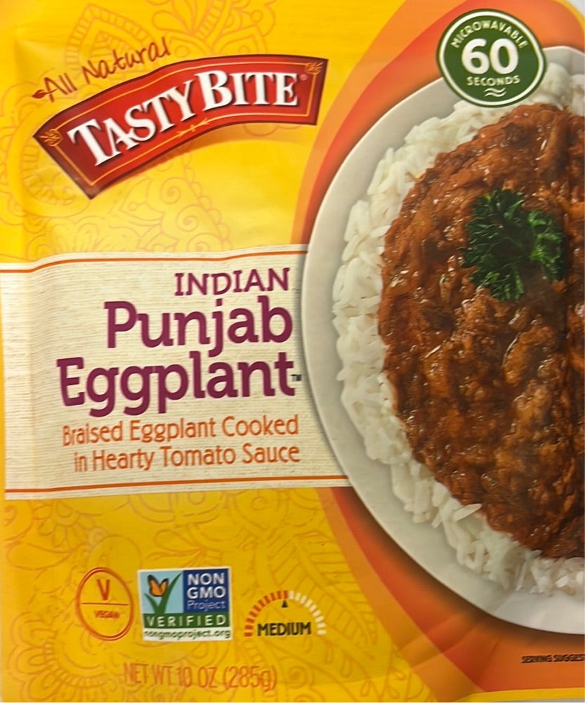 Tasty bite Indian punjab eggplant